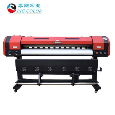 China Printing shops 1.8m 6ft eco printer 6 color solvent printer high quality inkjet printer with xp600 tx800 head en venta