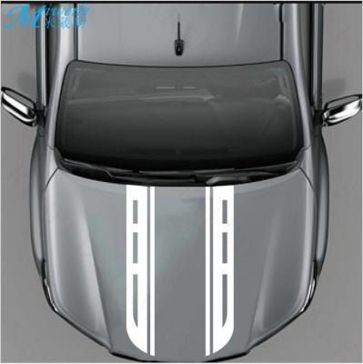 China Geometric Apply To Toyota Pickup Truck General Car Sticker Hood Sticker Decoration Sticker Drag Scratch Block Can Be Customized for sale