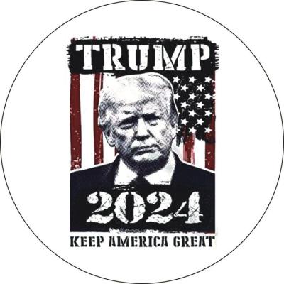 China 8 Colors H17 Wholesale Custom Magnet Car Window Sticker Keep America Trump Great Car Sticker 2024 Adhesive Car Sticker for sale