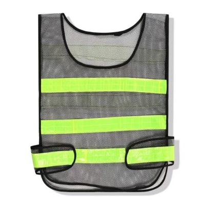 China Polyester vest reflective brand fishing net site construction team wholesale polyester fiber for sale