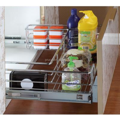 China Sustainable hot sale kitchen wire basket undersink with factory price for sale