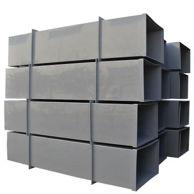 China Ventilation Pipe Manufacturer Customized Square Air Corrosion Resistant Plastic Duct for sale