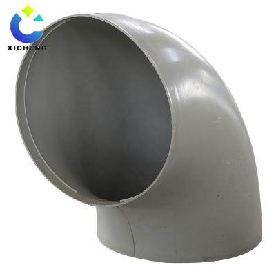 China Corrosion Resistant 45 Degree 90 Degree Duct Elbow Gas Duct Mount Elbow for sale