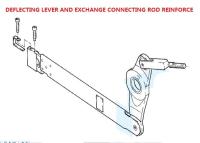 China P7100 Sulzer Projectile Looms Spare Parts Deflecting And Treadle Lever for sale