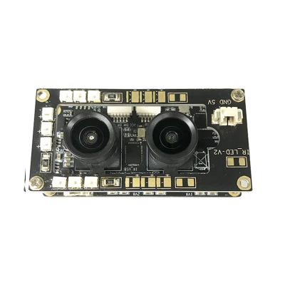 China High Quality Colorful Face Recognition 2MP Dual 1080P Face Recognition CCD Dual PCB IP Cameras Module for sale