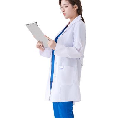 China White Professional Hospital Hospital Medical Lab Doctor Wear Coat Uniform for sale