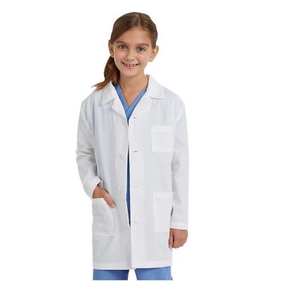 China Custom 2022 Hospital Long Sleeve Style Doctor Coat Uniform White Lab for sale