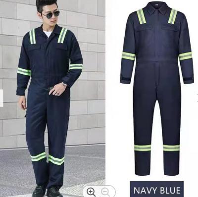 China High Visibility Anti Shrink Reflective Safety Workwear Men Working Suit Uniform Workwear for sale