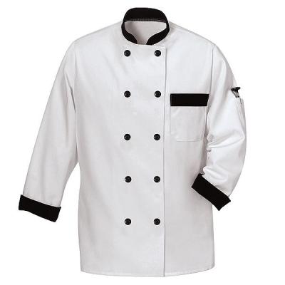 China Classic Hotel Coats Chefs Uniform High Quality Hotel Chef Waiter Jacket Price French Unisex Men's Jacket Restaurant Uniforms for sale