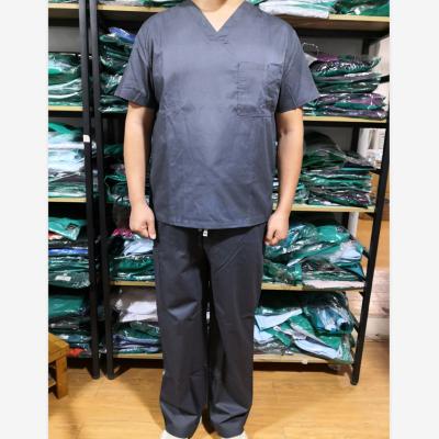 China Hospital Quality Men Medical Scrubs Uniforms Sets Doctors Scrubs Uniform Medic for sale