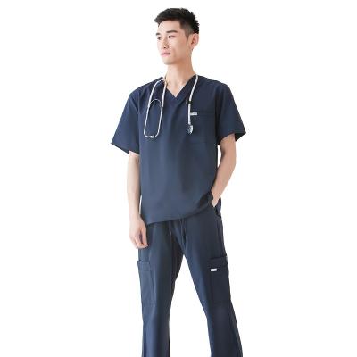 China Wholesale Unisex Hospital Uniform Elegant Medical Scrubs First Doctor Clothing Custom Uniform OEM Hospital Scrub for sale