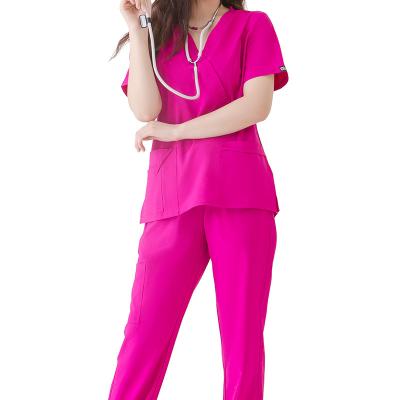 China Medical Hospital Scrub Sets Woman Hospital Uniforms With Scrub Suit Nursing Hospital Top Quality Uniform For Women for sale