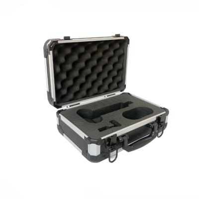 China Easy Care Aluminum Carry Case with Large Storage with Customized Cutout Foam for DJI Musical Instruments Camera Tool Kit Drone Gun for sale