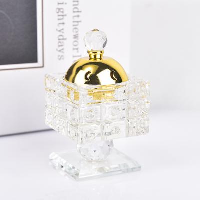 China New Customized China Aroma Essence Glass Oil Bottles Perfume Oil Bottle Crystal Portable Perfume Oil Bottle For Girls for sale