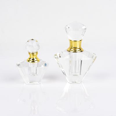 China China Perfume Bottle Aluminum Alloy Perfume Oil Bottle Glass Aroma Essence Ready Made Affordable Crystal Oil Bottles for sale