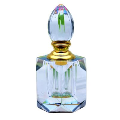 China Custom Crystal Perfume Bottle Mini Portable Personal Care Travel Perfume Filling Empty Bottle Crystal Perfume Bottles For Cosmetic for sale