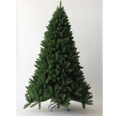 China Frie 7.6 Ft Premium Luxury Fire Retardant forPE Christmas Tree Led Green PVC Christmas Tree for sale