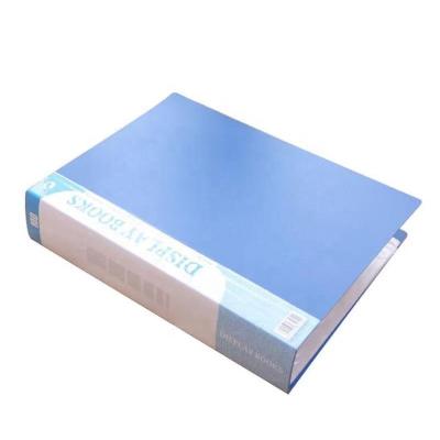 China Clear Cute Office School Book Lever Arch Transparent Office Stationery PP Display Folder With Labels for sale