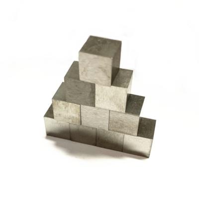 China SML Tungsten Alloy Wolfram Cubes Pure Tungsten Block Cube Customized for sale