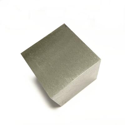 China Aerospace Industry SML High Density Customized 1inch, 1.5inch, 2inch Polished Pure Tungsten Cube and Tungsten Heavy Alloy Price Per Kg For Ornament for sale