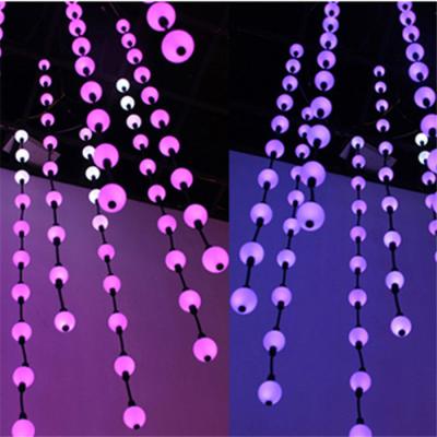 China Entertainment led dmx 3d ball light curtain for sale