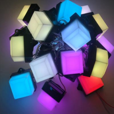 China Colorful Square Led Ceiling Light RGB 50mm SMD5050 DMX Pixel Module for sale