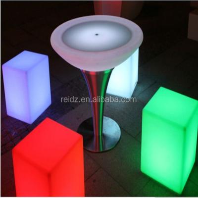 China Bar Furniture Decoration Light Bar Table Led Disco KTV Nightclub Table for sale