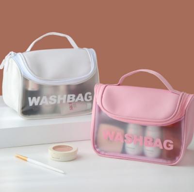 China Fashion Trend Customized Simple Travel Used Cosmetic Storage High Quality Durable Makeup Pouch Multiple Shapes Beauty Tool for sale