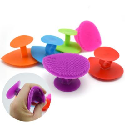 China Fashion Trend Customized New Idea Nose Deep Pore Silicone Pad Nose Cleaning Wash Machines Baby Head Scrubber Facial Cleansing Brush for sale