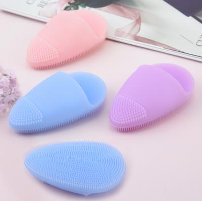 China Private Label Facial Massager Travel Use Makeup Remover Silicone Mini Shape Eco-Friendly Beauty Cleaning Tools Customized Fashion Trend Portable Face Clean Brush for sale