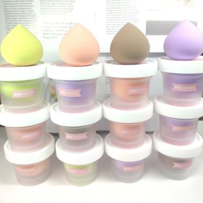 China Fashion Trend Customized Wholesale Cute Peach Makeup Sponge Face Base Latexfree Makeup Marshmellow Sponge for sale