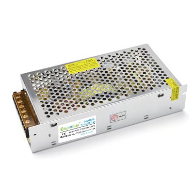 China DC applications such as LED lighting/monitoring videos. 12V 10A 120W Low Ripple Wave Power Supply Switching AC to DC 110V/220V for CCTV and LED SMPS for sale