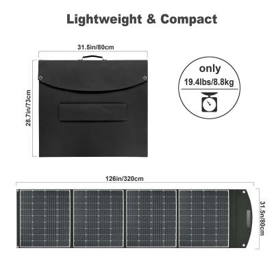 China Manufacturers direct sales china 80*73cm reasonable price 400 watt foldable solar panel for sale