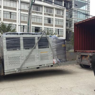 China Fresh-keeping 15 TONS Fresh Water Containerized Flake Ice Machine With Cold Room for sale