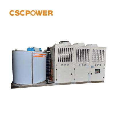 China CSCPOWER hotels factory supply industrial flake ice machine 15 tons per day for fishing with best price for sale