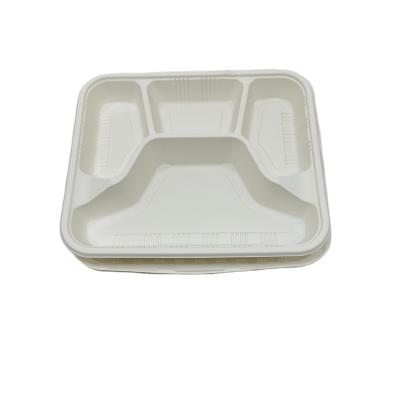 China PLA Disposable Compostable Base Plastic Disposable Dinner Dish for sale