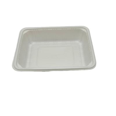 China Sustainable PLA Compostable Base Plastic Disposable Dinner Dish for sale