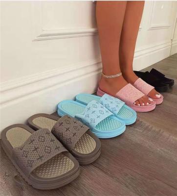 China Fashion Trend Summer Beach Slides Custom Logo Slippers Shoes EVA Slippers Footwears Rubber Slide Sandals for sale