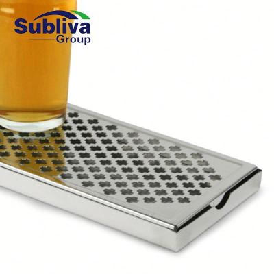 China Rectangular Restaurant Stainless Steel Drip Tray for sale