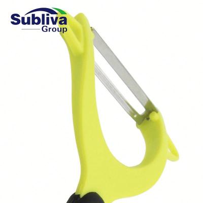 China Restaurant Plastic Peeler With Firm Grip Handle for sale