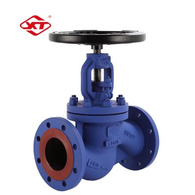 China DIN J41H-16C DN100 Globe Valve Construction Cast Steel Material Valve Professional Manufacturer for sale