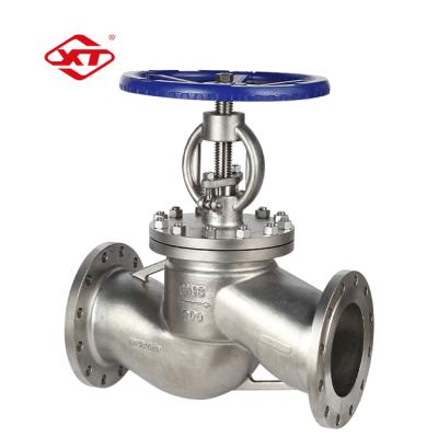 China Engineering J41W-16P DN200 high pressure steam 8 inch stainless steel gost flange russian standard ball valve for sale