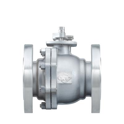 China Construction of Widely Used 4 Inch Ball Valve Stainless Steel API Two Piece Flanged Ball Valve for sale