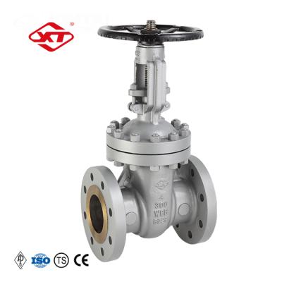 China Engineering Color Can Be Changed Z40H-300LB Flanged API Gate Valve By 4Inch, API6D Connect Flowing Middle for sale