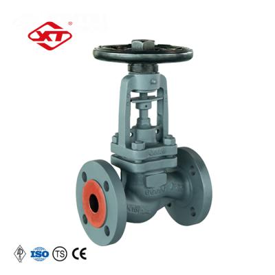 China General XINTAI Manual Pressure J41H-16P DN25 PN16/25/40 DIN Ductile Cast Iron Bellows Globe Valve Low Price for sale