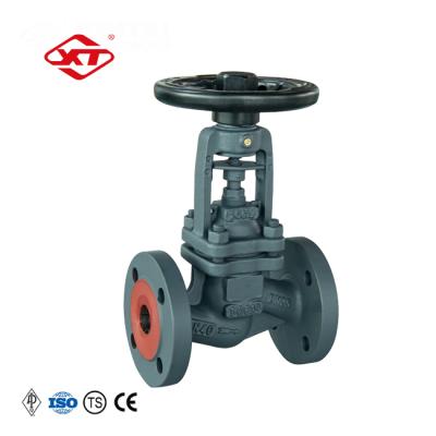 China J41H-40P DN25 General Low Price Manual Flange Connection DIN Ball Valve for sale