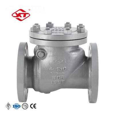 China Good Quality Municipal Building Cast Iron Steel API Flange Check Valve H44H-150LB 4inch Made in China for sale