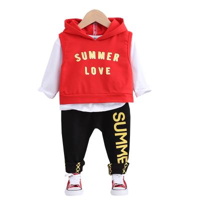 China 2021 Chinese Supplier Children 1-5 Years Old Children's Casual Sweater Children's Spring And Autumn Boys Long Sleeve Suit for sale