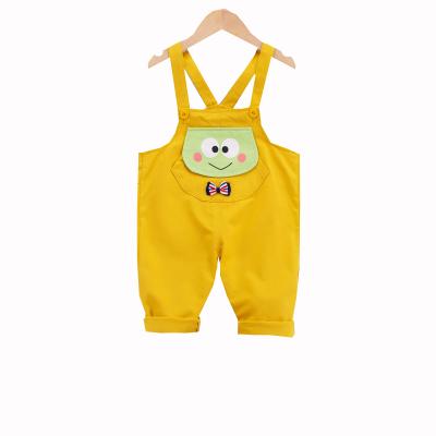 China Breathable made in china 2021 kids spring and autumn denim overalls 1-5 years old boys pants for sale