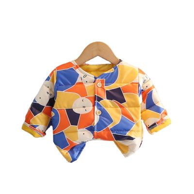 China 2021 Wholesale Low Price Children's Winter Jackets 1-5 Years Boys Cotton Long Sleeve Windproof Jacket for sale